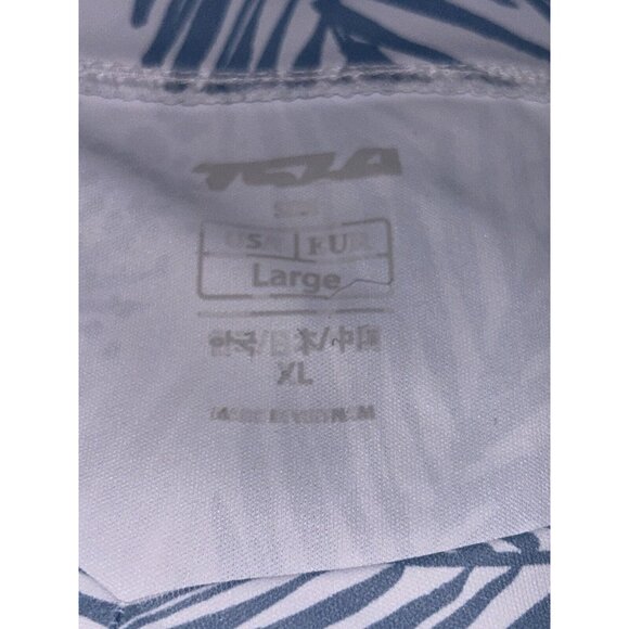 TSLA Women's Sz LARGE Pullover Rash Guard UPF Protection S/S Swim Shirt EUC - Picture 7 of 7